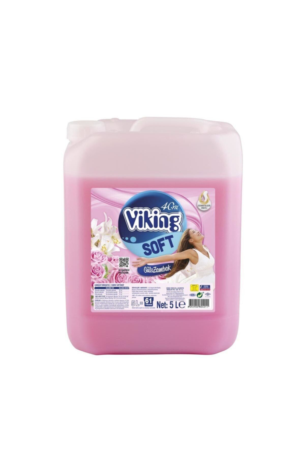 Viking  Gül Zambak Kokulu Yumuşatıcı 5Lt