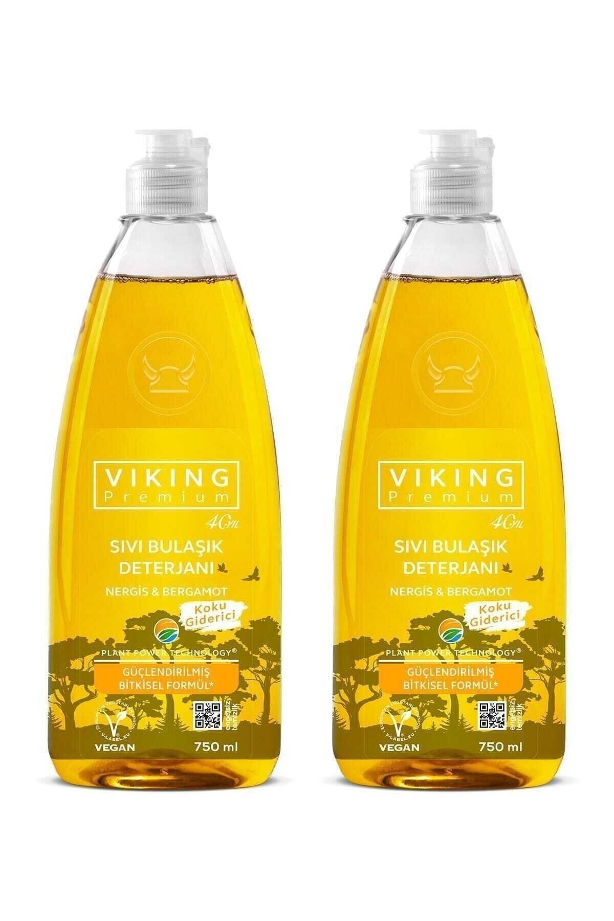Viking  Premium Bulaşik Deterjani Nergis-Bergamot 750 Ml 2 Adet
