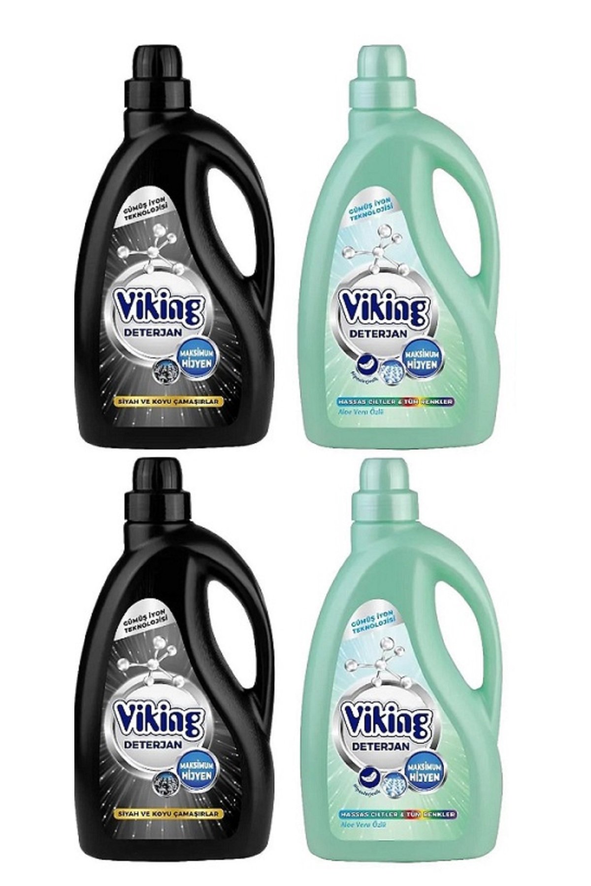 Viking  Sıvı Çamaşır Deterjanı 2.7 L 4 Adet - Hassas Ciltler Ve Si