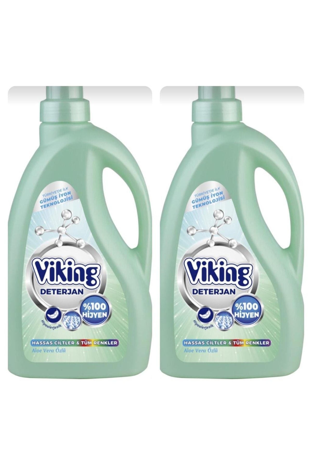 Viking Viking Sıvı Çamaşır Deterjanı Hassas Ciltler 2700 Ml*2 Adet