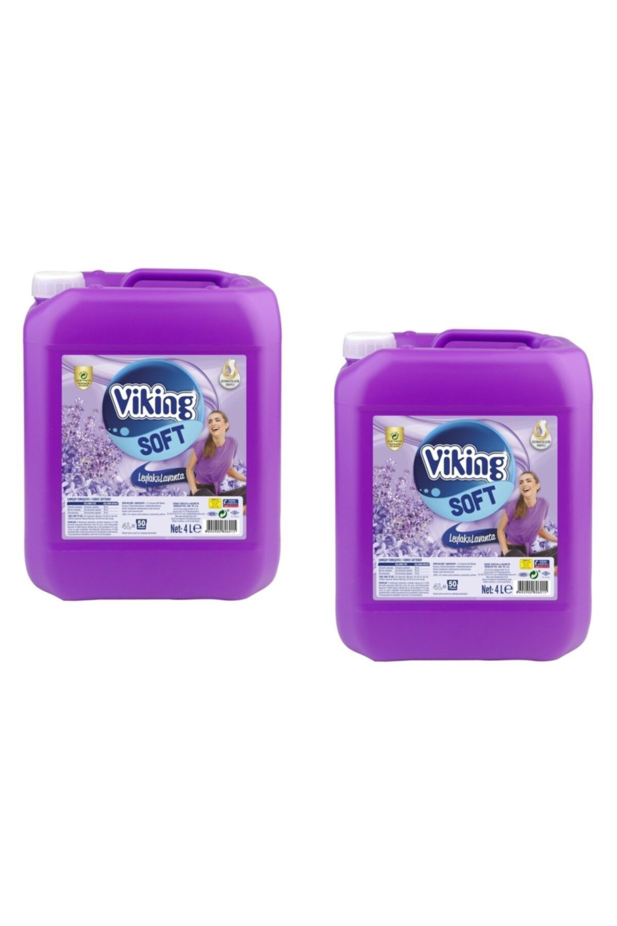 Viking  Soft Çamaşır Yumuşatıcısı Leylak Ve Lavanta 5 Lt - 2 Adet