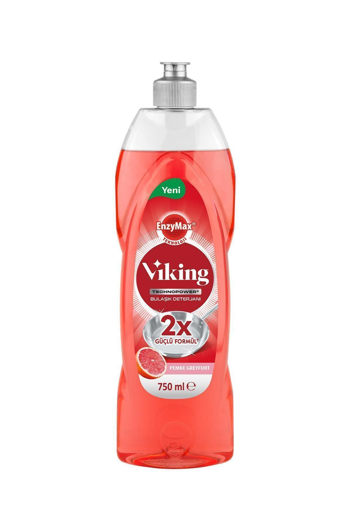 Viking  Technopower 3'Lü Bulaşik Deterjani Misket Limon, Kara İnci