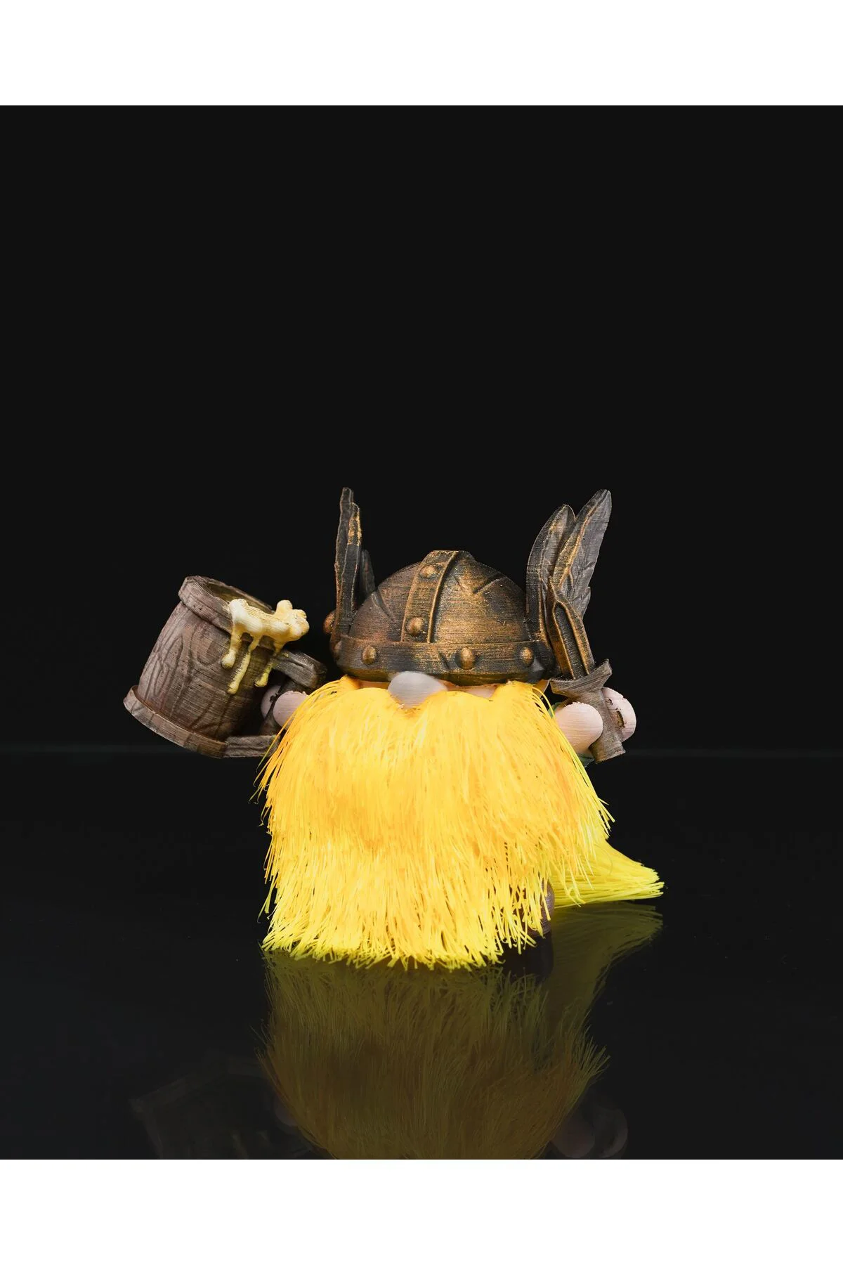 Vikingler Cüce Horn Helm Trio Hjalmar Boynuzmiğfer Üçlüsü Figür