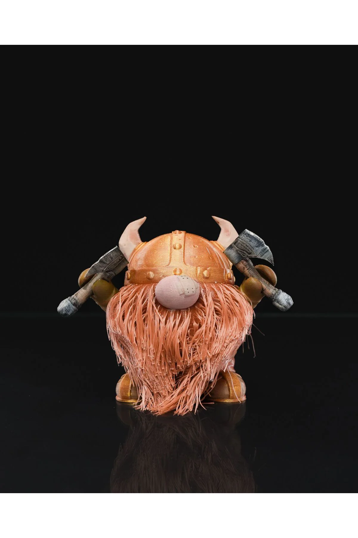 Vikingler Cüce Horn Helm Trio Haldor Boynuzmiğfer Üçlüsü Figür