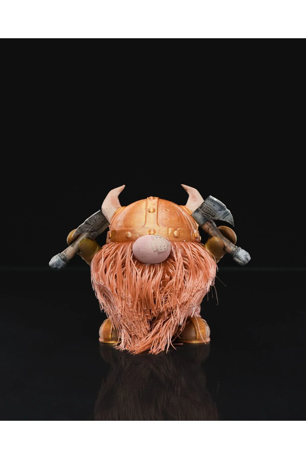 Vikingler Cüce Horn Helm Trio Haldor Boynuzmiğfer Üçlüsü Figür