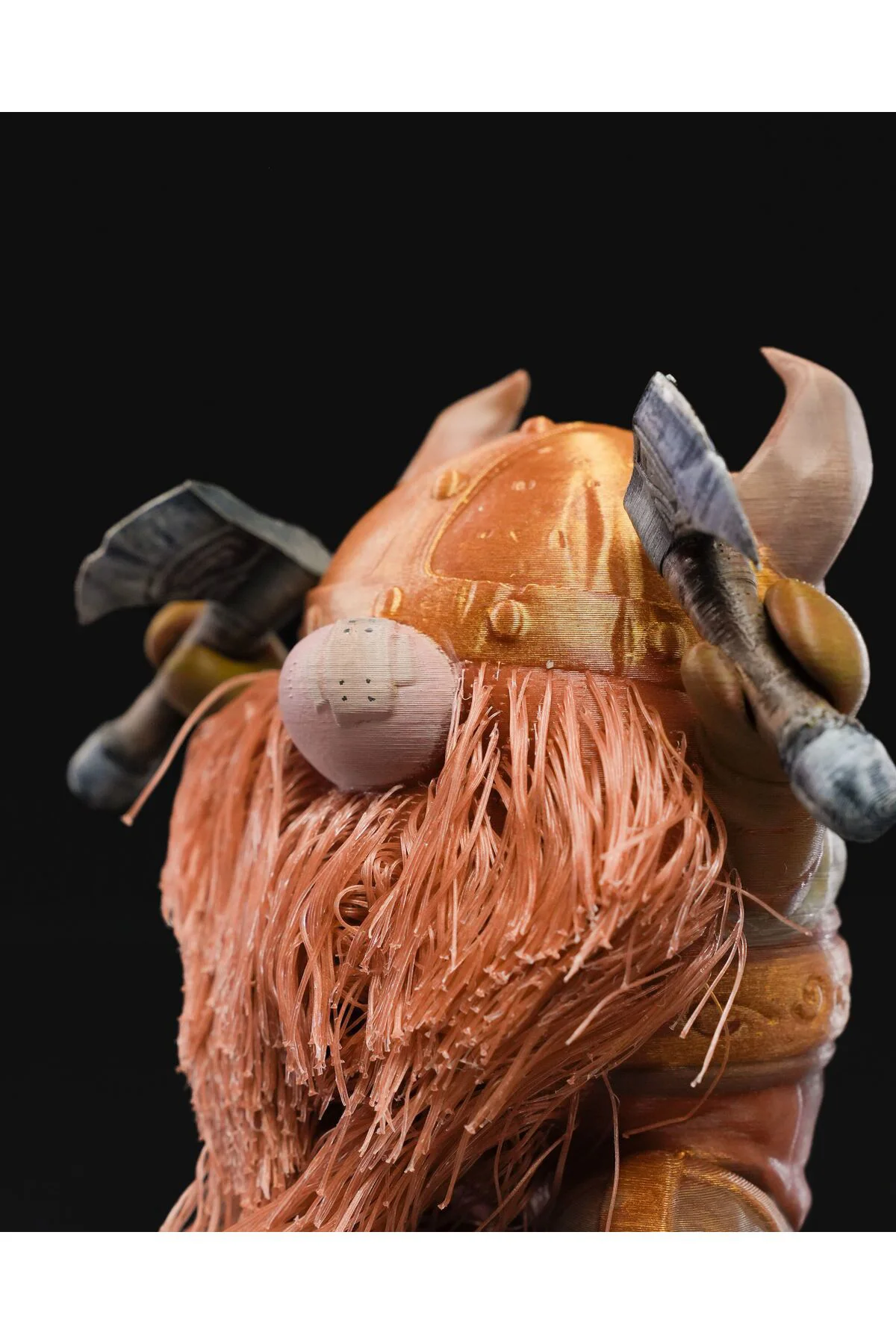 Vikingler Cüce Horn Helm Trio Haldor Boynuzmiğfer Üçlüsü Figür