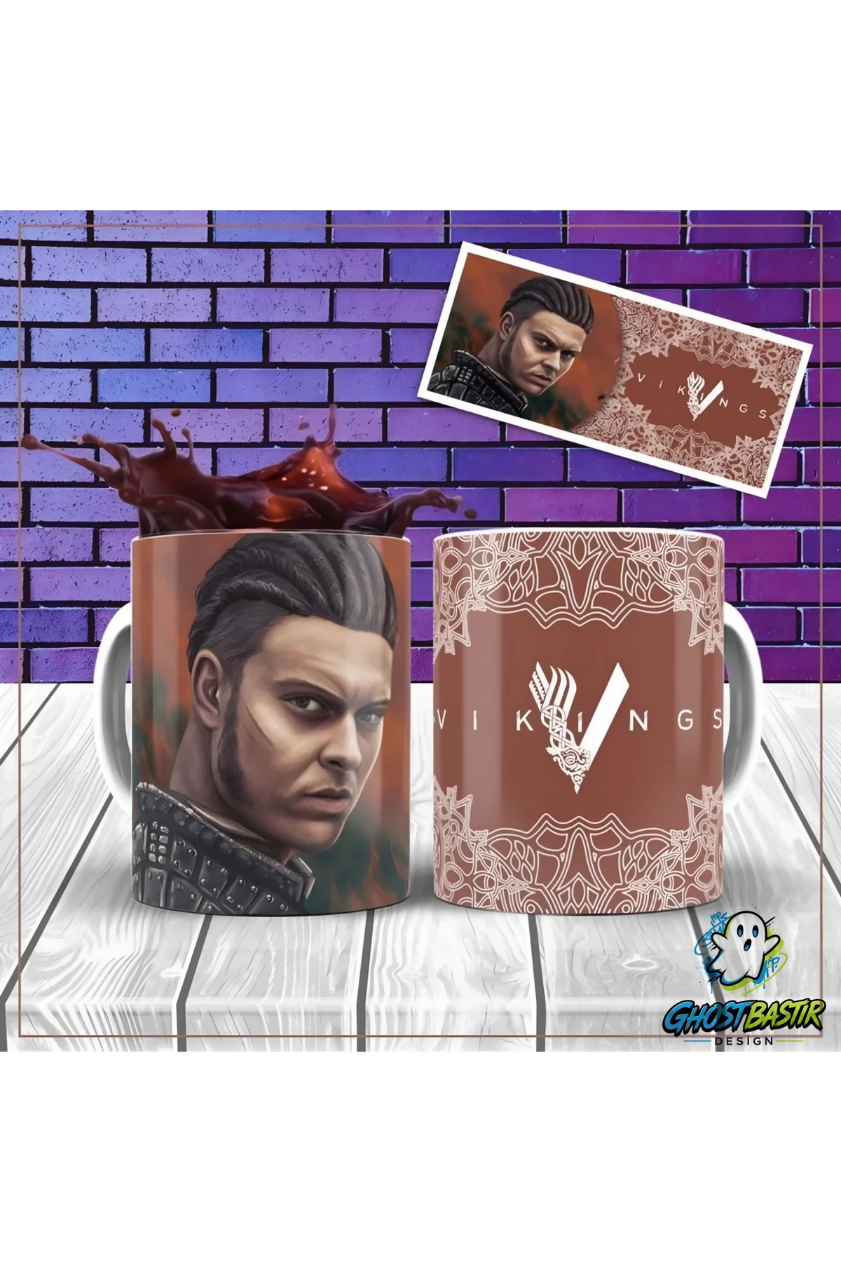 Vikingler Kupa Bardak | Tek Adet K0450