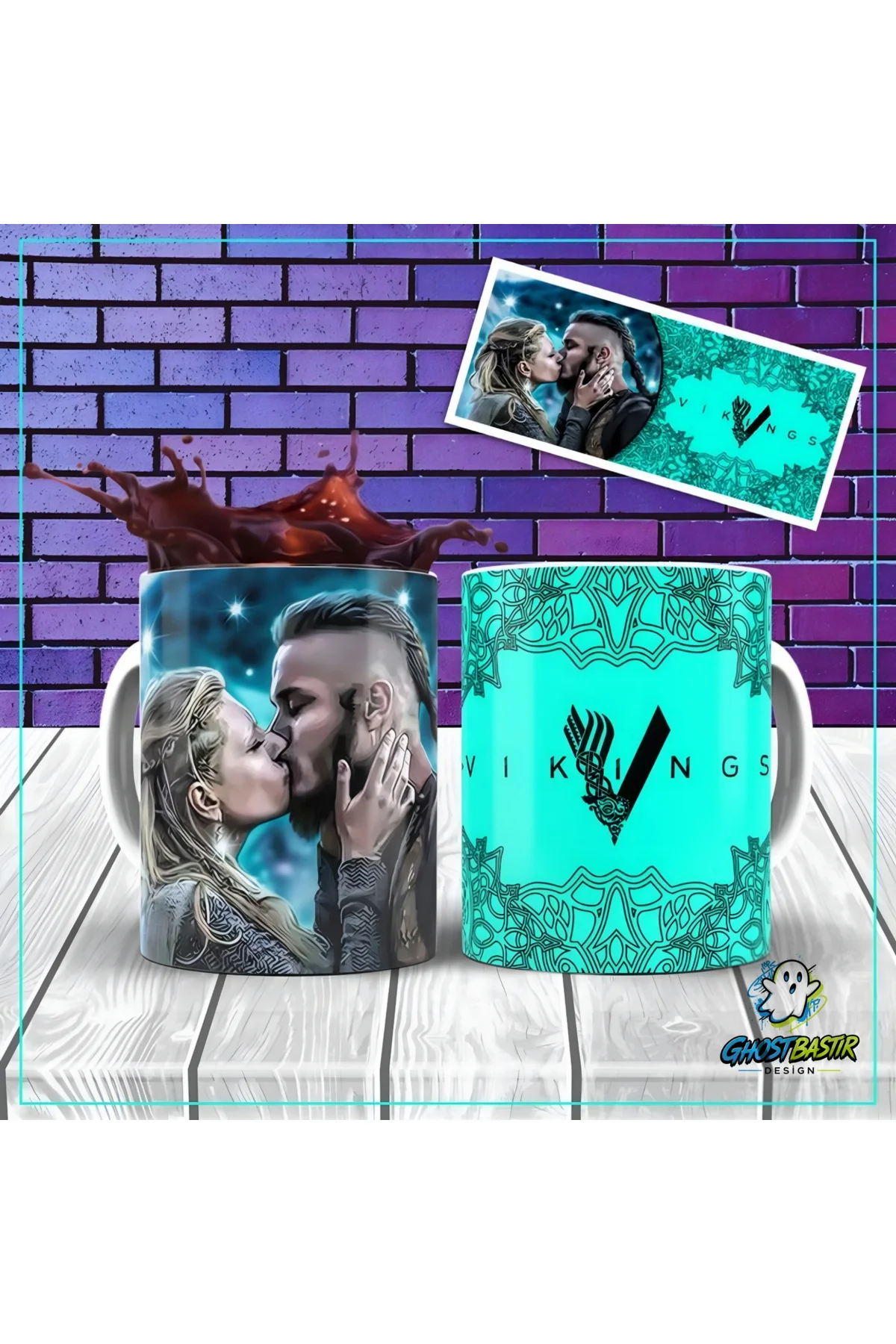 Vikingler Kupa Bardak | Tek Adet K0446