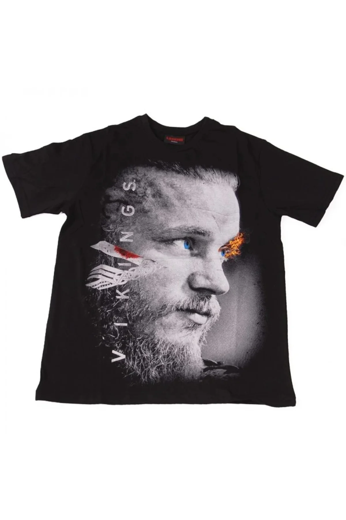 Vikings Ragnar Lodbrok Tişört Siyah