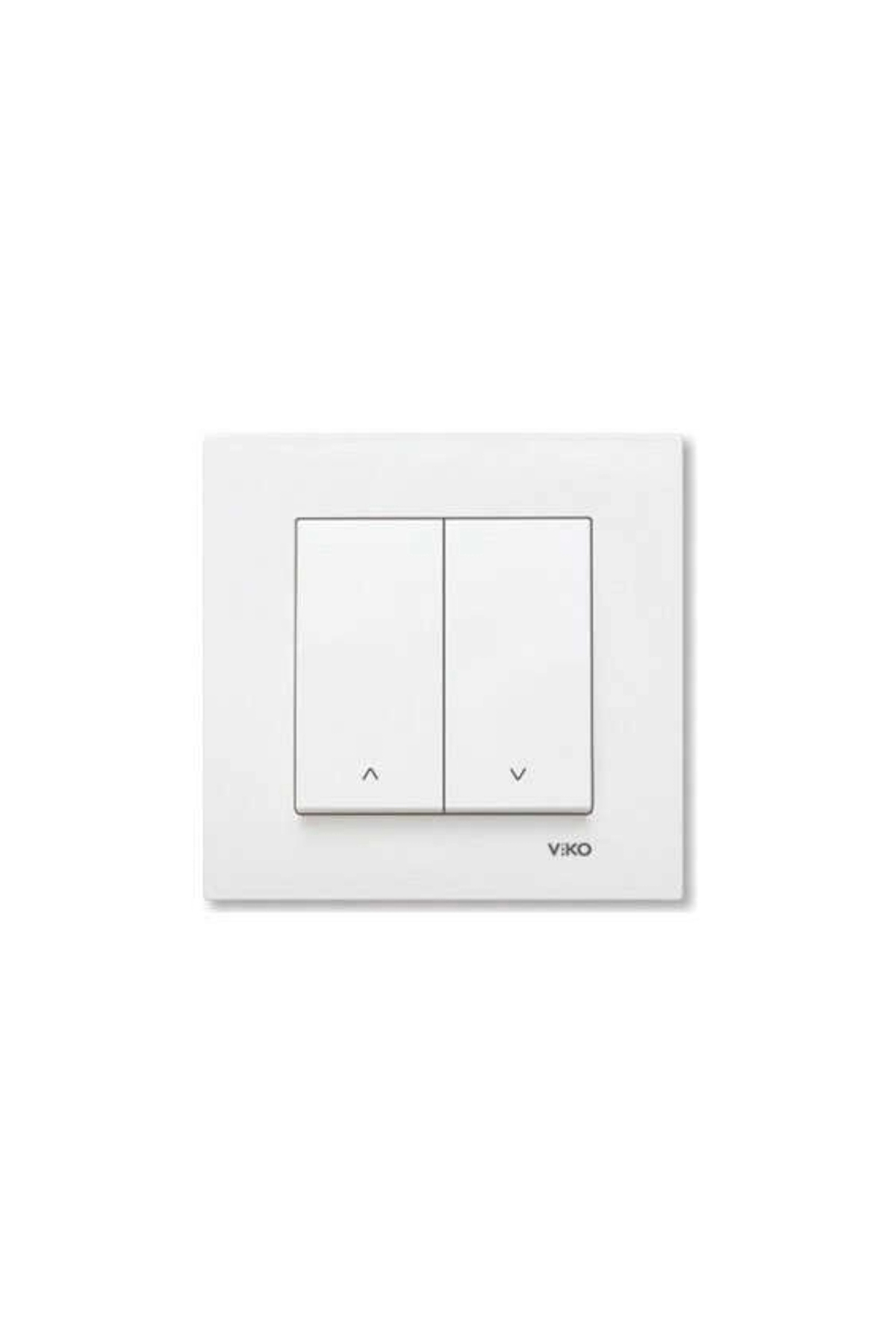 Viko Karre Beyaz Jaluzi Anahtarı Çerçeve Dahil