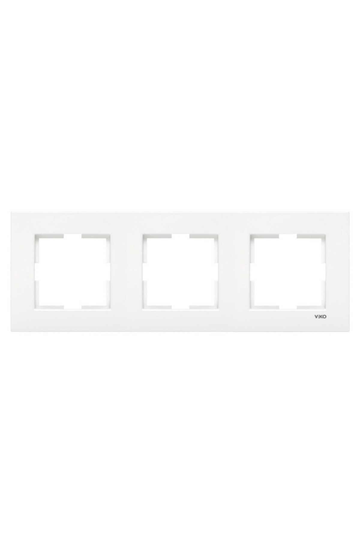 Viko Karre Beyaz  Üçlü Çerçeve(10 Adet)