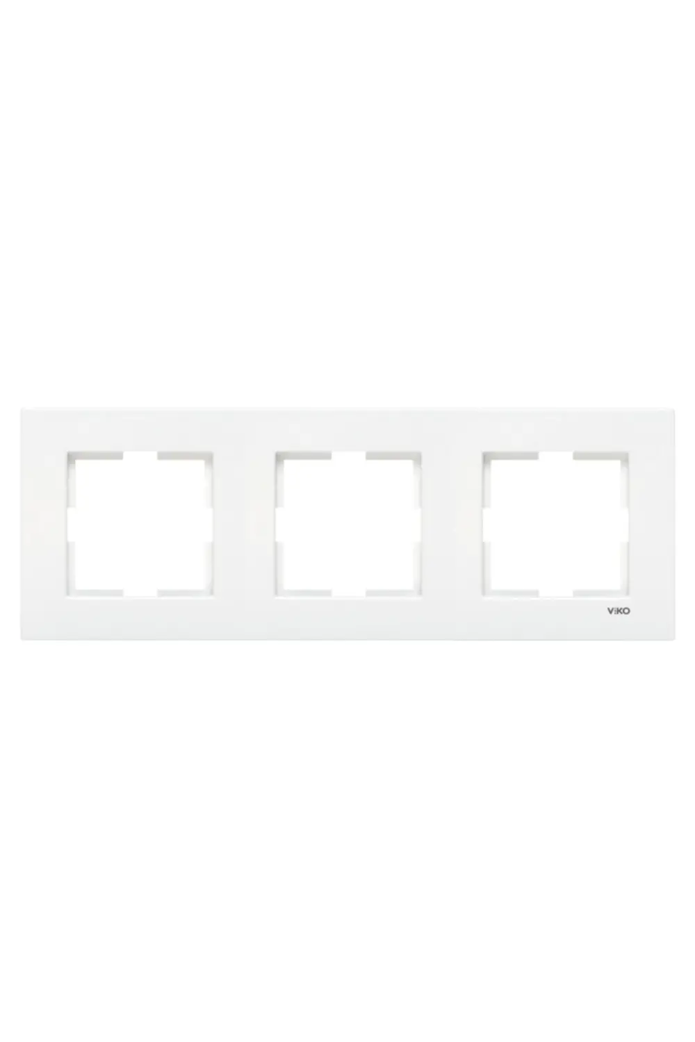 Viko Viko Karre Beyaz  Üçlü Çerçeve(10 Adet)