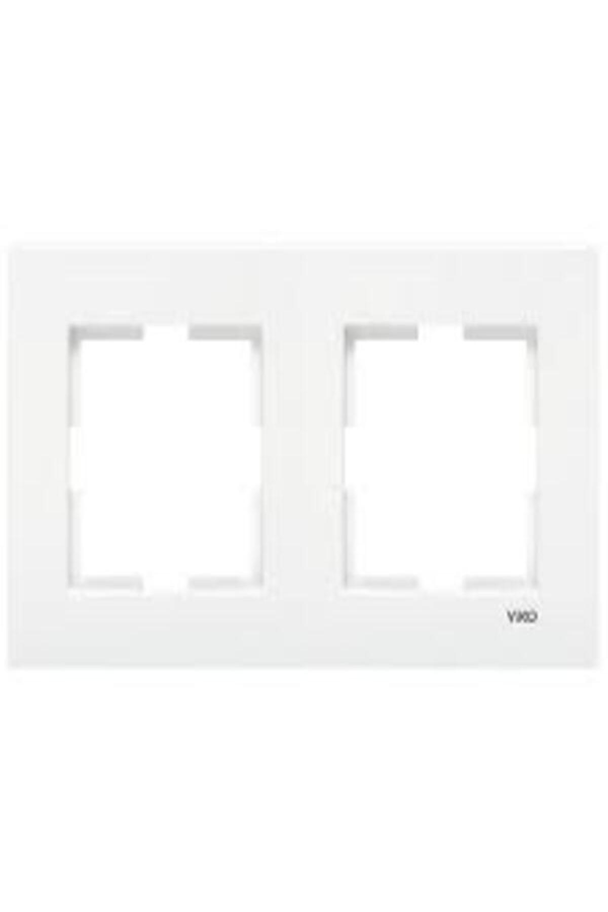 Viko Karre İkili Çerçeve - Beyaz 90960201