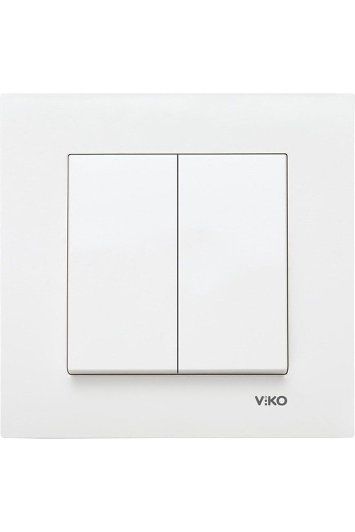 Viko Karre Komütatör - Beyaz 90960702 (ÇERÇEVE DAHİL)