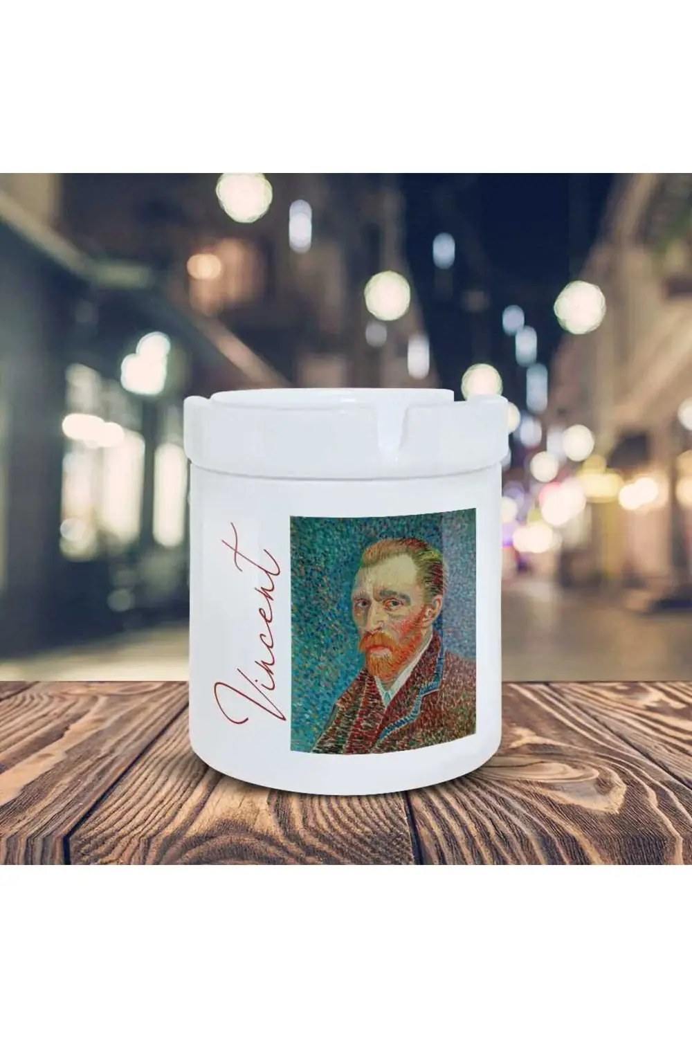 Vincent Van Gogh Küllük Ressam Baskılı Kül Tablası K-49