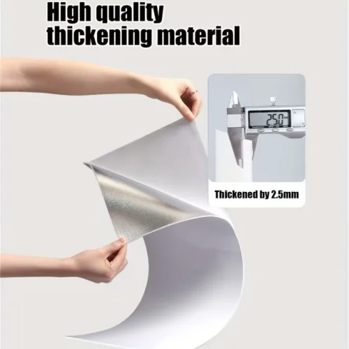 VİNİL BEYAZ MERMER DESENLİ ALÜMİNYUM PLASTİK DUVAR STİCKER (30X30