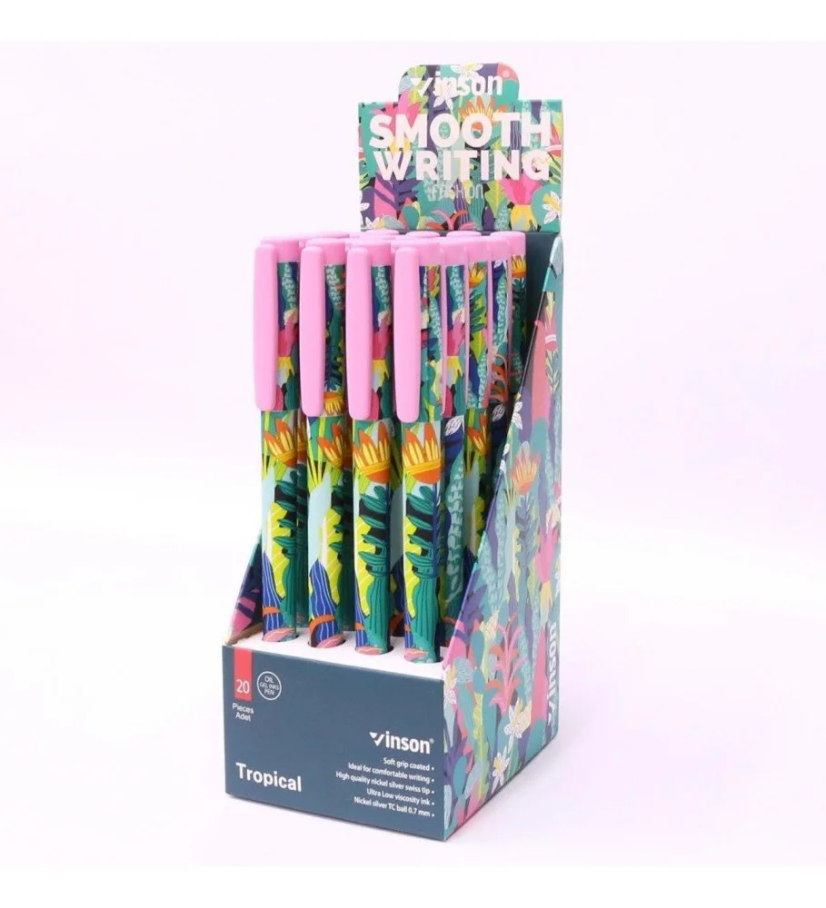 Vinson Jel Kalem Tropical Desenli 20 Li A25