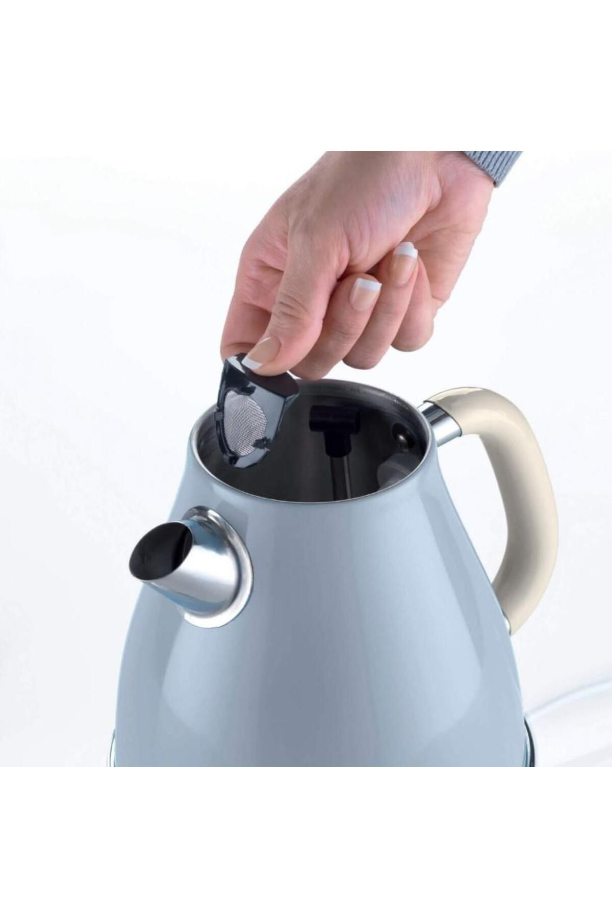 Vintage 2869 Çelik Kettle Mavi