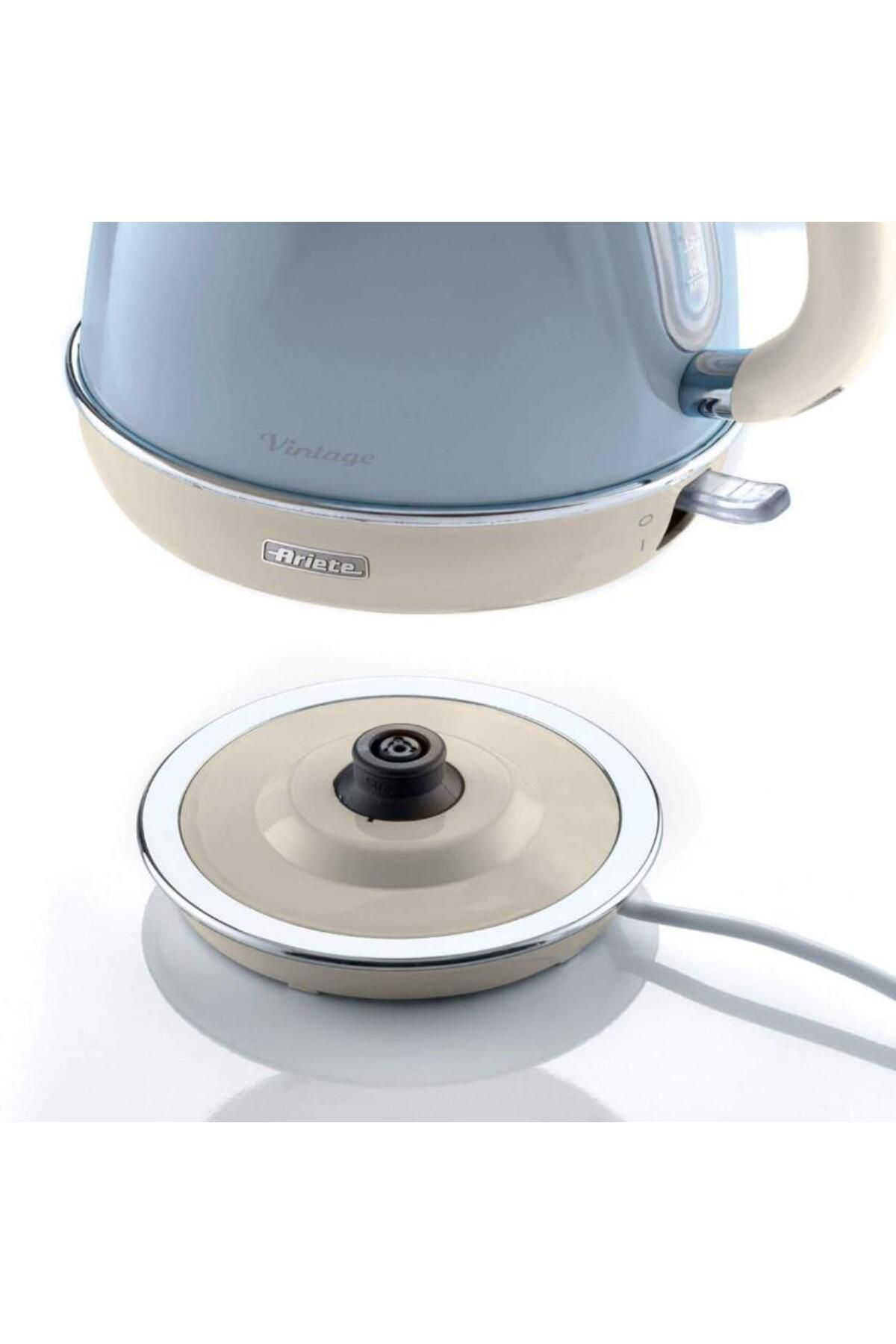 Vintage 2869 Çelik Kettle Mavi