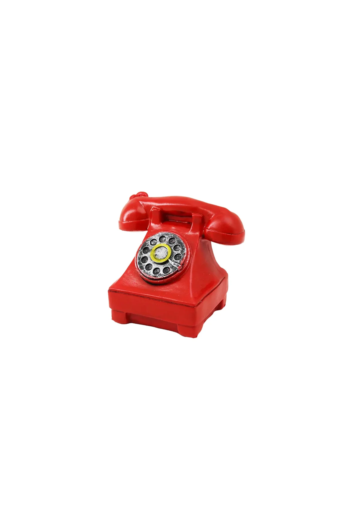 Vintage Ankesörlü Telefon Biblo Reçine 12x7.5 cm Vintage Ankesörlü Telefon Biblo Reçine 12x7.5 cm