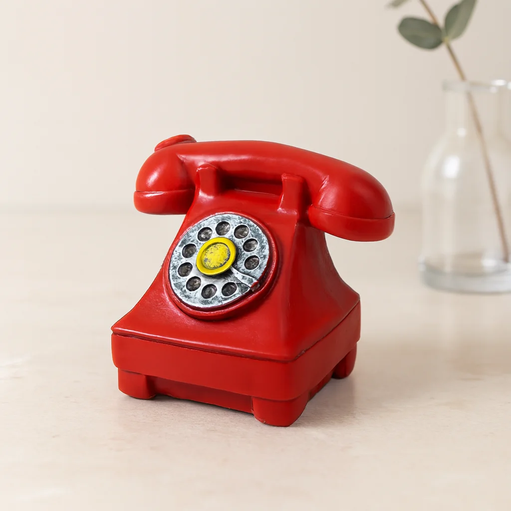 Vintage Ankesörlü Telefon Biblo Reçine 12x7.5 cm Fiyatı, Yorumları ve Özellikleri