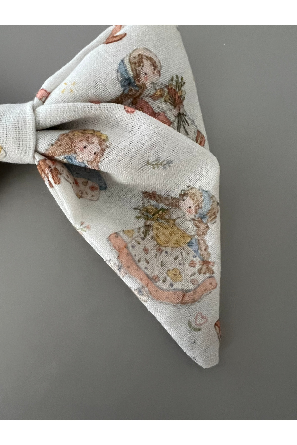 Vintage Desen Çocuk Toka Otomatik Fiyonk Toka