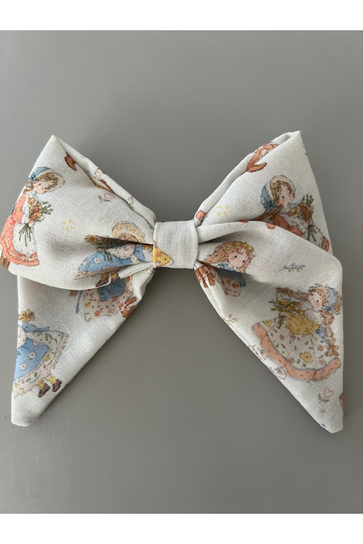 Vintage Desen Çocuk Toka Otomatik Fiyonk Toka