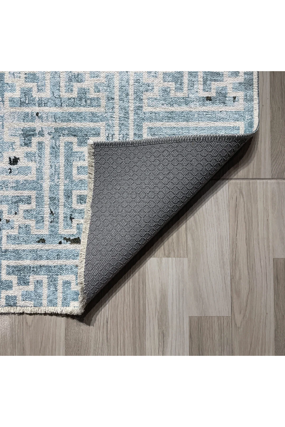 Vintage Dokunuşlu Modern Şönil Halı Kilim Yolluk Kahve Bej Açık Mavi Kaymaz Yıkanabilir Saçaklı Vintage Dokunuşlu Modern Şönil Halı Kilim Yolluk Kahve Bej Açık Mavi Kaymaz Yıkanabilir Saçaklı