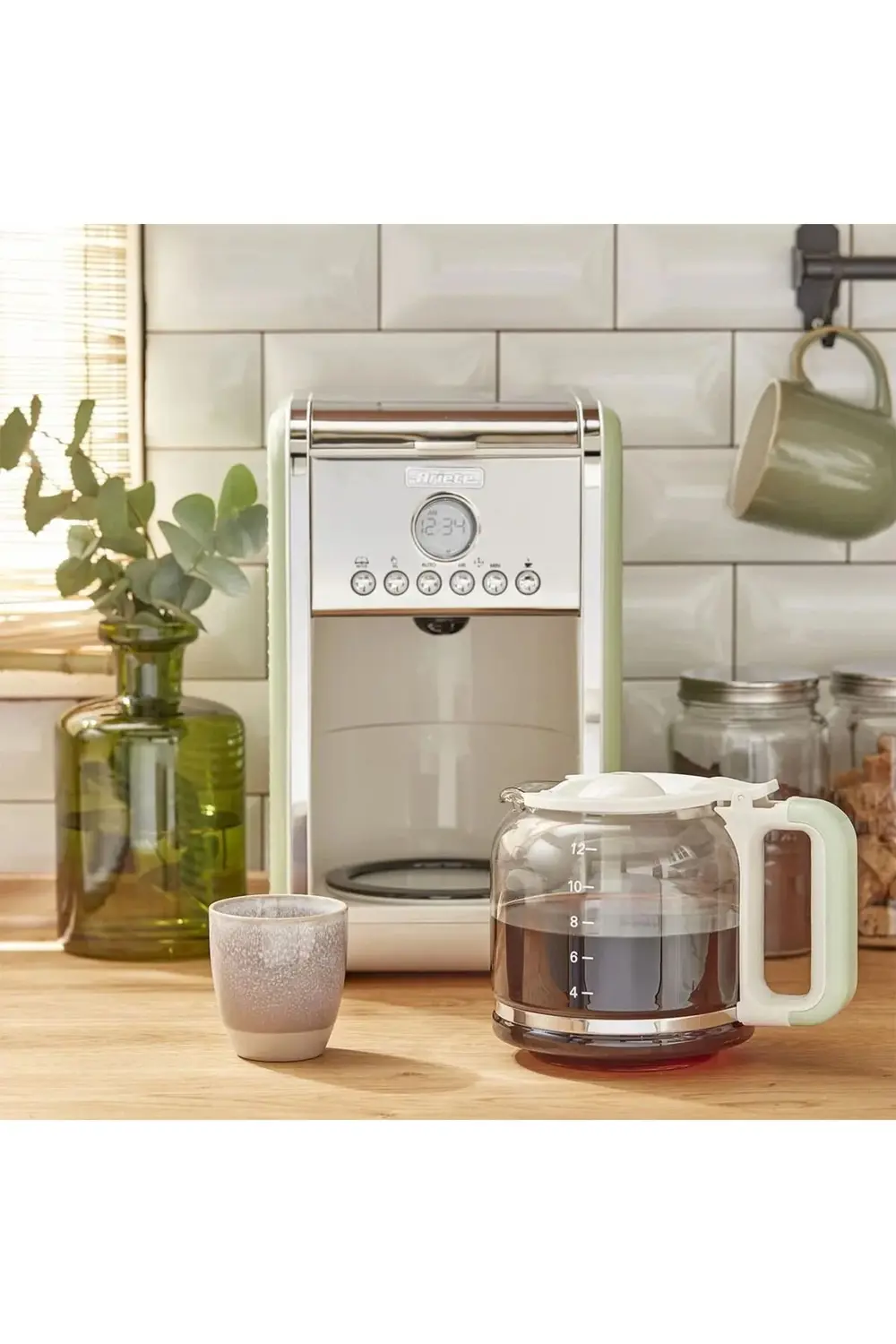 Ariete Vintage Filtre Kahve Makinesi Yeşil