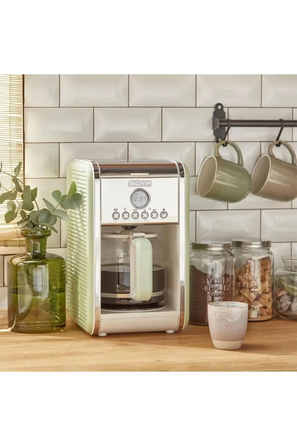 Ariete Vintage Filtre Kahve Makinesi Yeşil