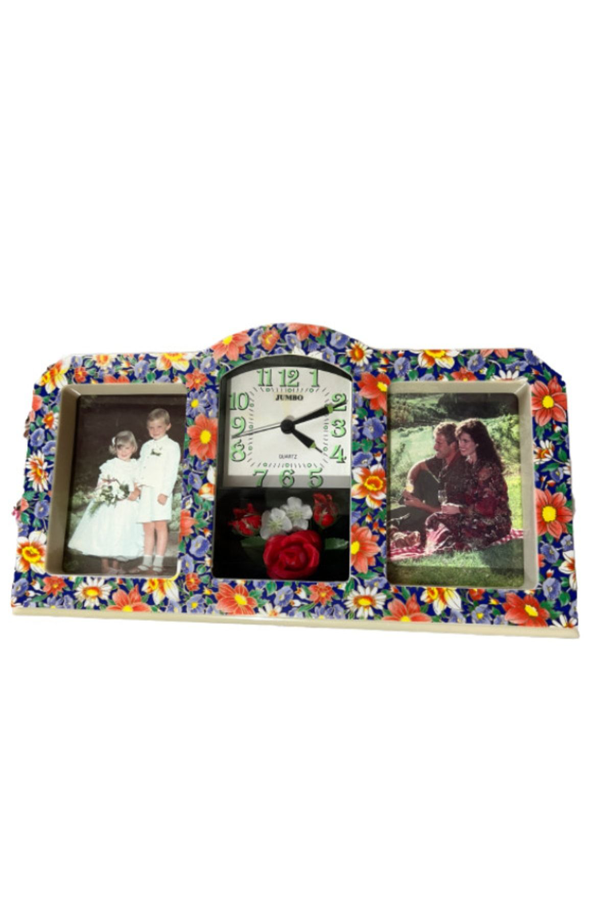 Quartz Vintage Fotoğraf Çerçeveli Ouartz Masa Saati