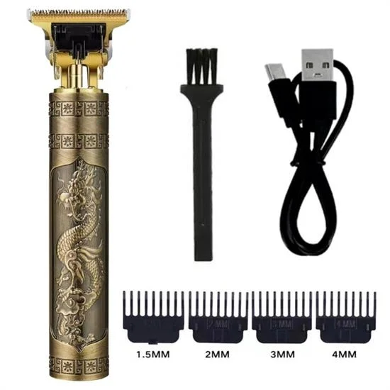 Vintage Görünümlü Güçlü 4 Farklı Başlıklı Usb Şarjlı Manuel Tıraş Makinası Bx40 Fiyatı, Yorumları ve Özellikleri