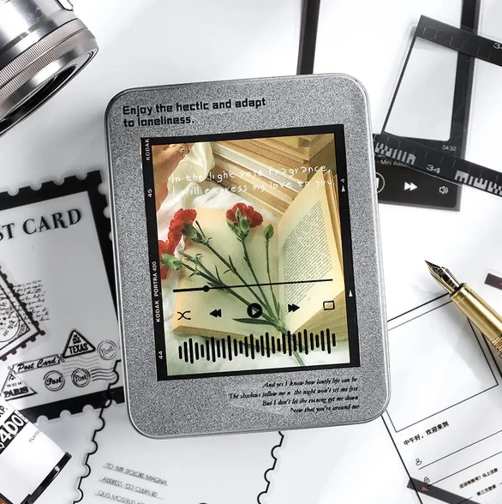 Vintage Sticker Pul Çerçeve Stiker Çıkartma Etiket 20'li Set- Jia