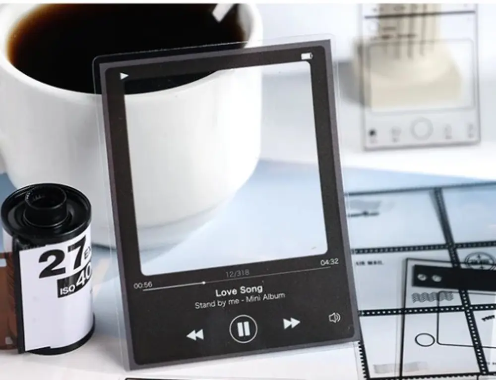 Vintage Sticker Pul Çerçeve Stiker Çıkartma Etiket 20'li Set- Jia