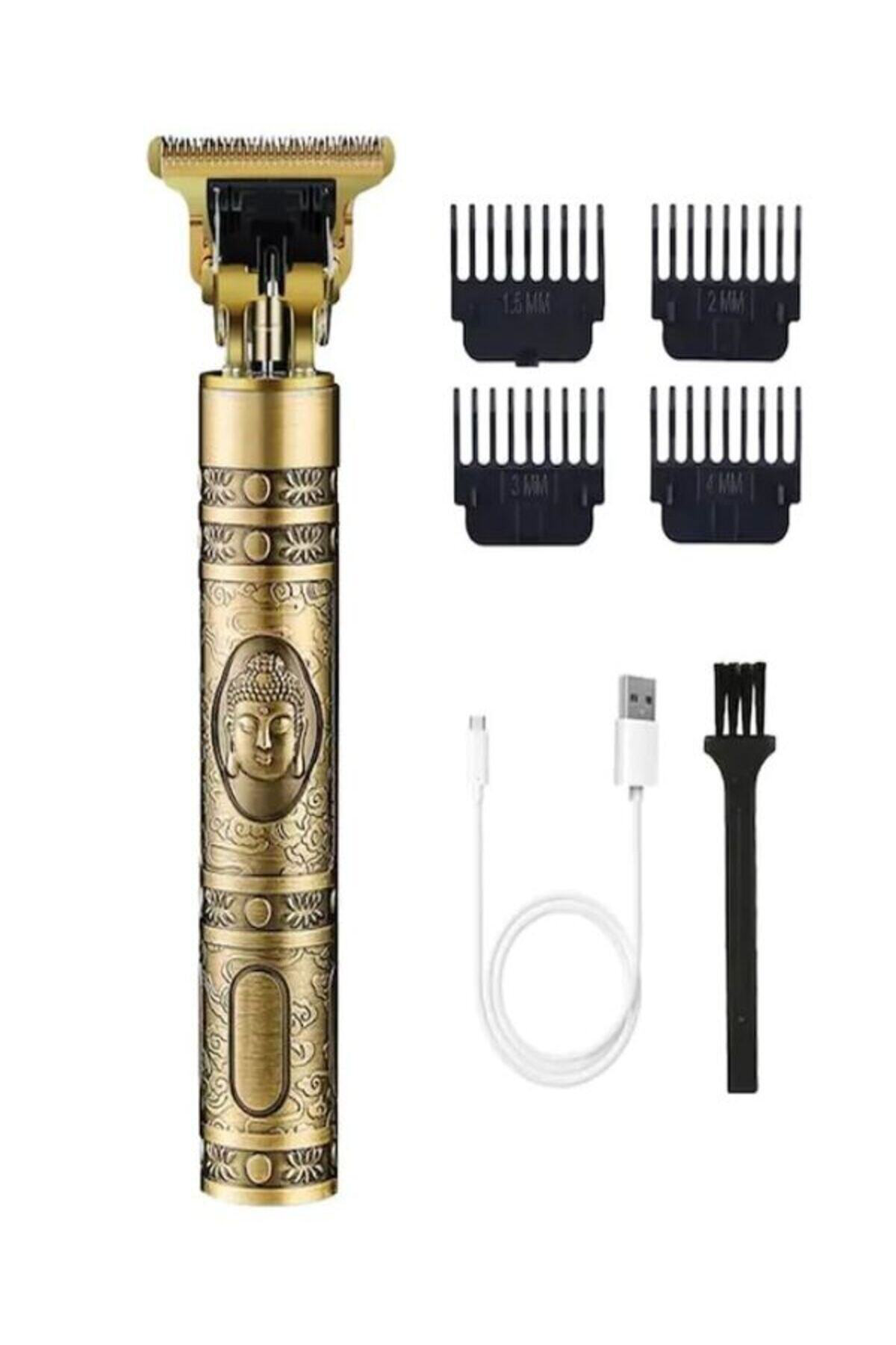 Vintage T9 Tıraş Makinesi Profesyonel Saç Sakal Düzeltme Makinesi