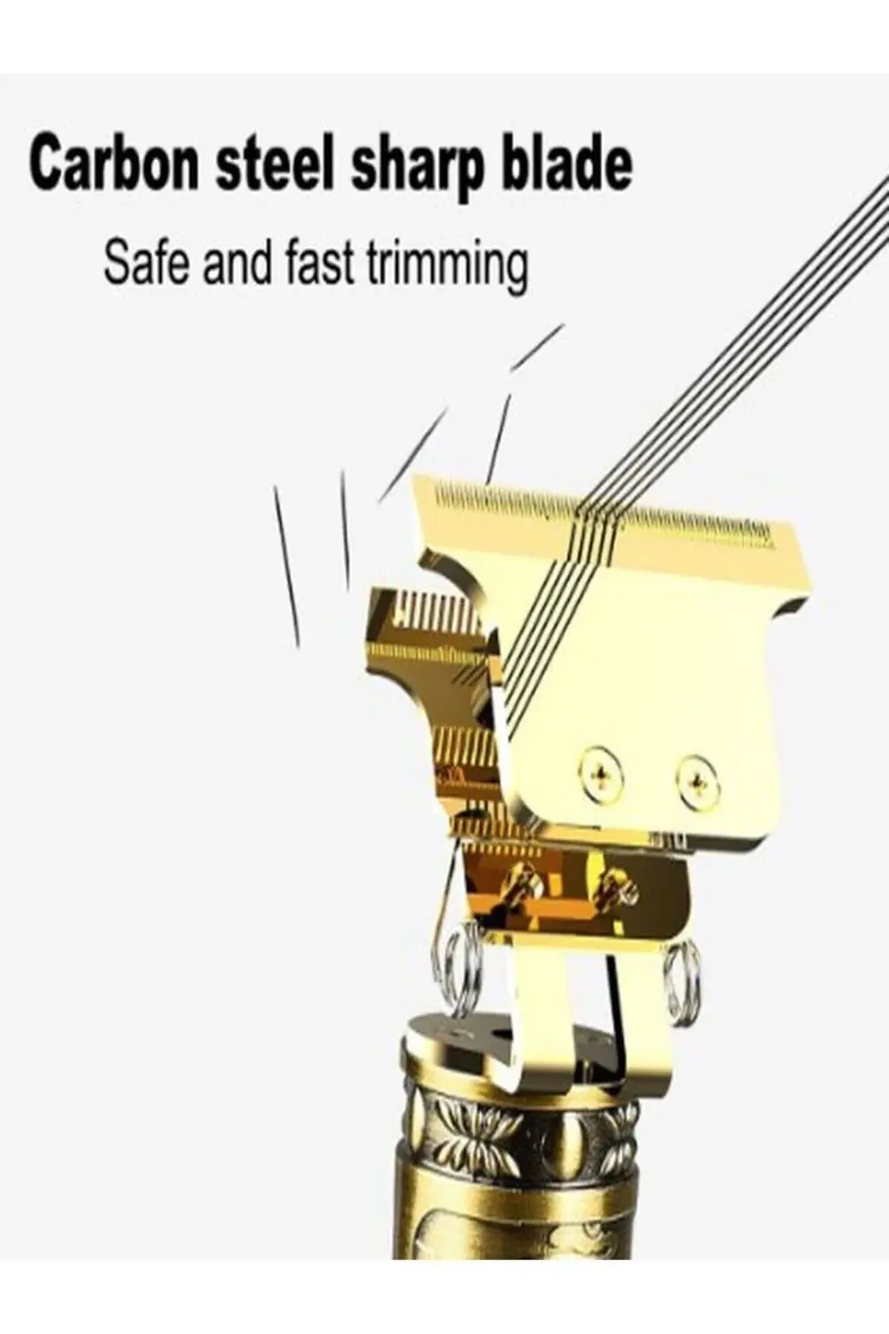 Vintage T9 Tıraş Makinesi Profesyonel Saç Sakal Düzeltme Makinesi