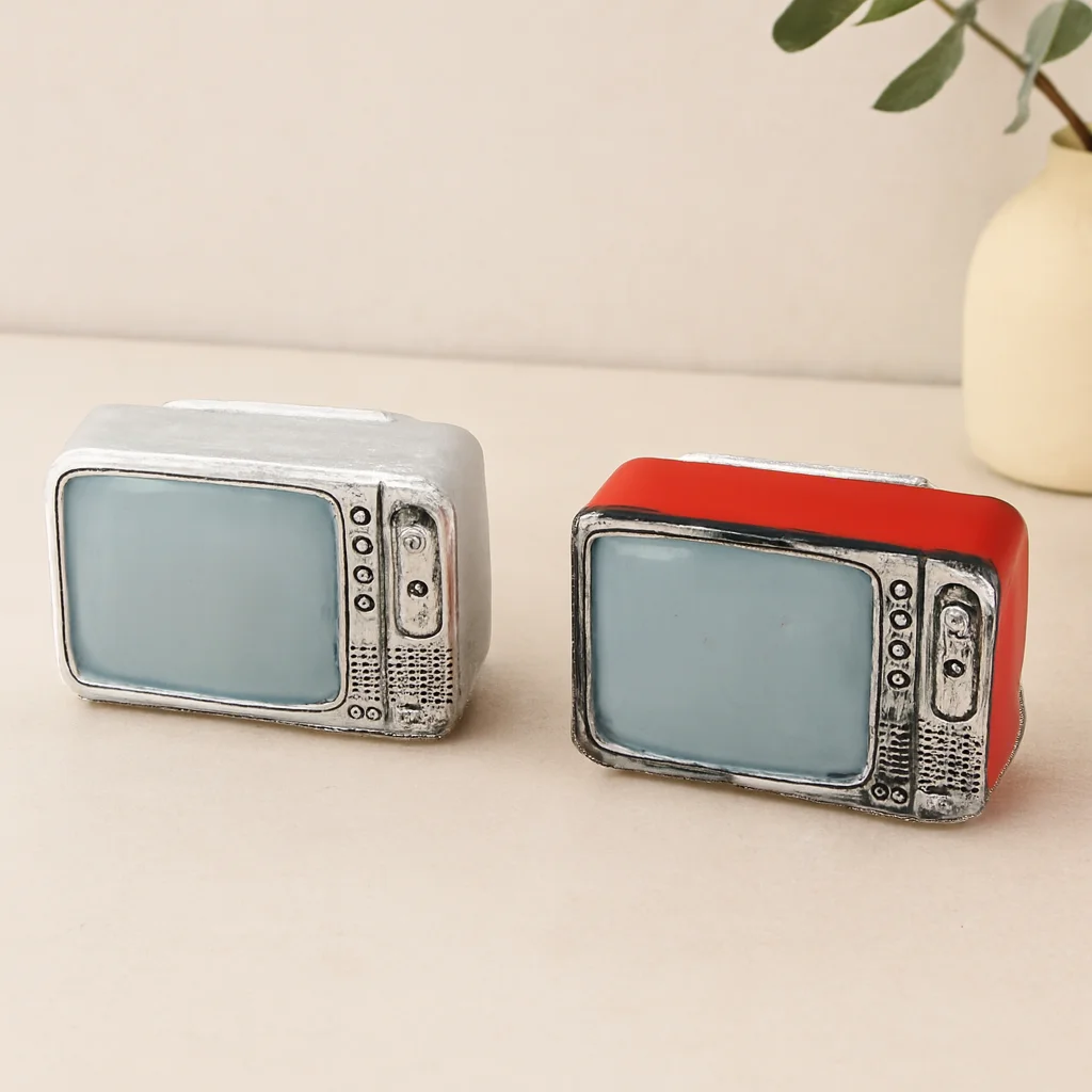 Vintage Televizyon Dekoratif Biblo Reçine 9x6 cm Fiyatı, Yorumları ve Özellikleri