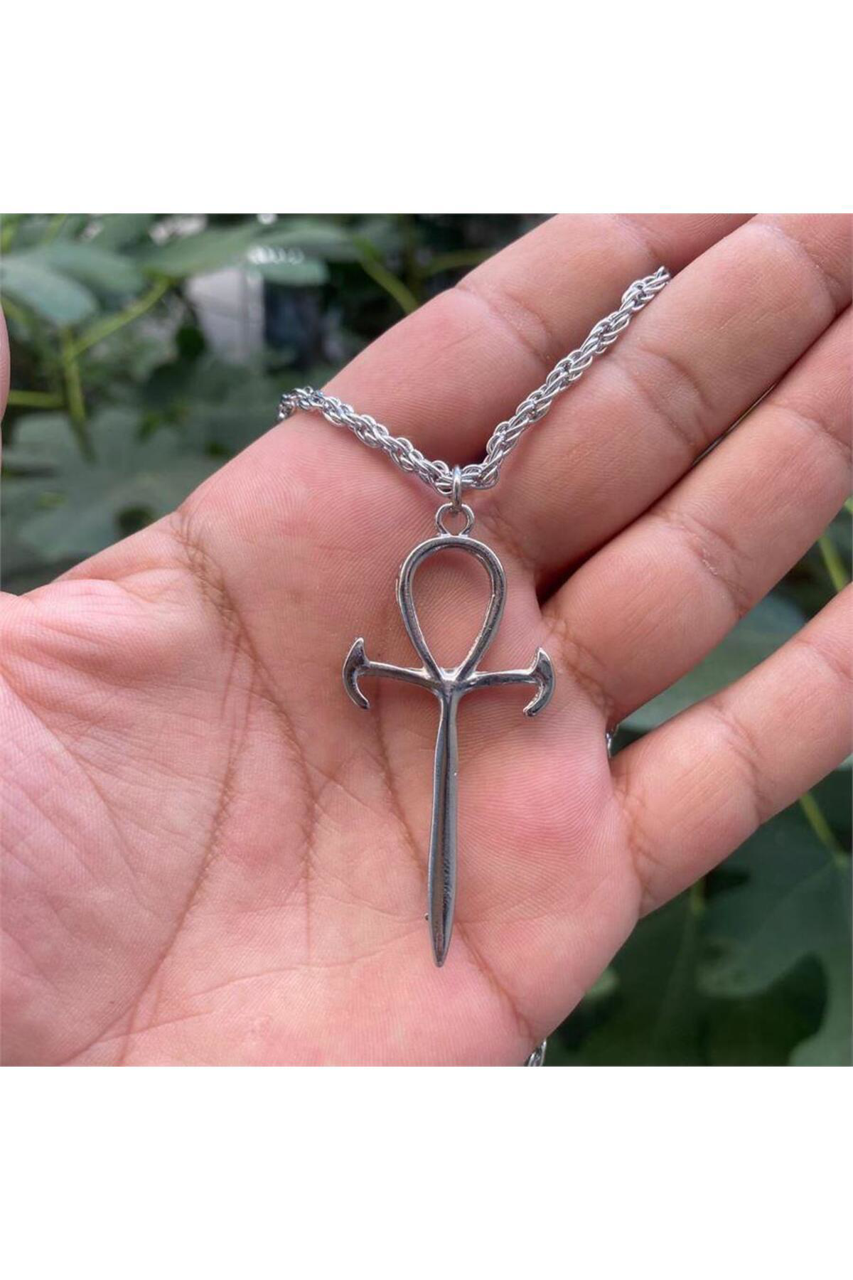 Vintage Thin Ankh Kolye