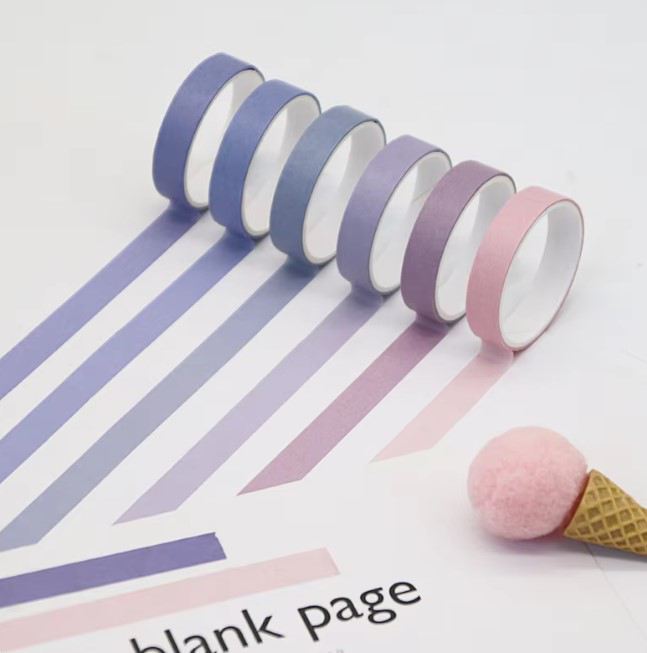 Limmy Vintage Washi Tape Bant Yapişkanli Maskeleme Kağidi Renkli Bant 6