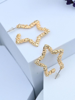 VİNTAGE YILDIZ HALKA KÜPE-KÜPE39 VİNTAGE YILDIZ HALKA KÜPE-KÜPE39