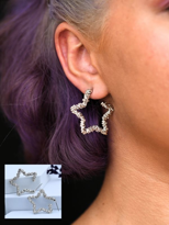 VİNTAGE YILDIZ HALKA KÜPE-KÜPE39 VİNTAGE YILDIZ HALKA KÜPE-KÜPE39