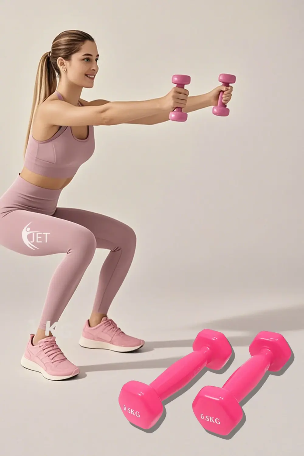 Vinyl Demir Dambıl 0.5 Kg x 2 Adet Dambıl Seti Dökme Demir Dumbel