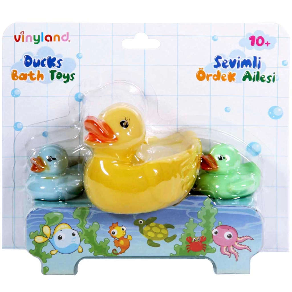Vinyland Vinil Ördek Ailesi Banyo Oyuncakları 661778 Vinyland Vinil Ördek Ailesi Banyo Oyuncakları 661778