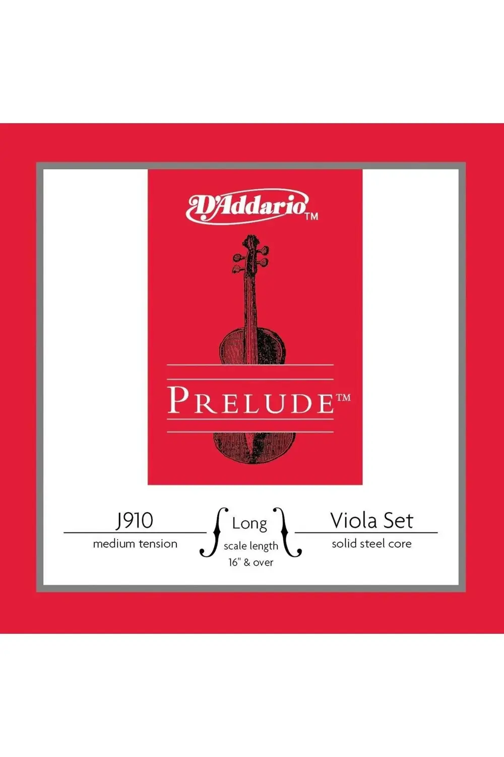 VIOLA TEL SETİ, PRELUDE, LONG SCALE (16" VE ÜSTÜ )