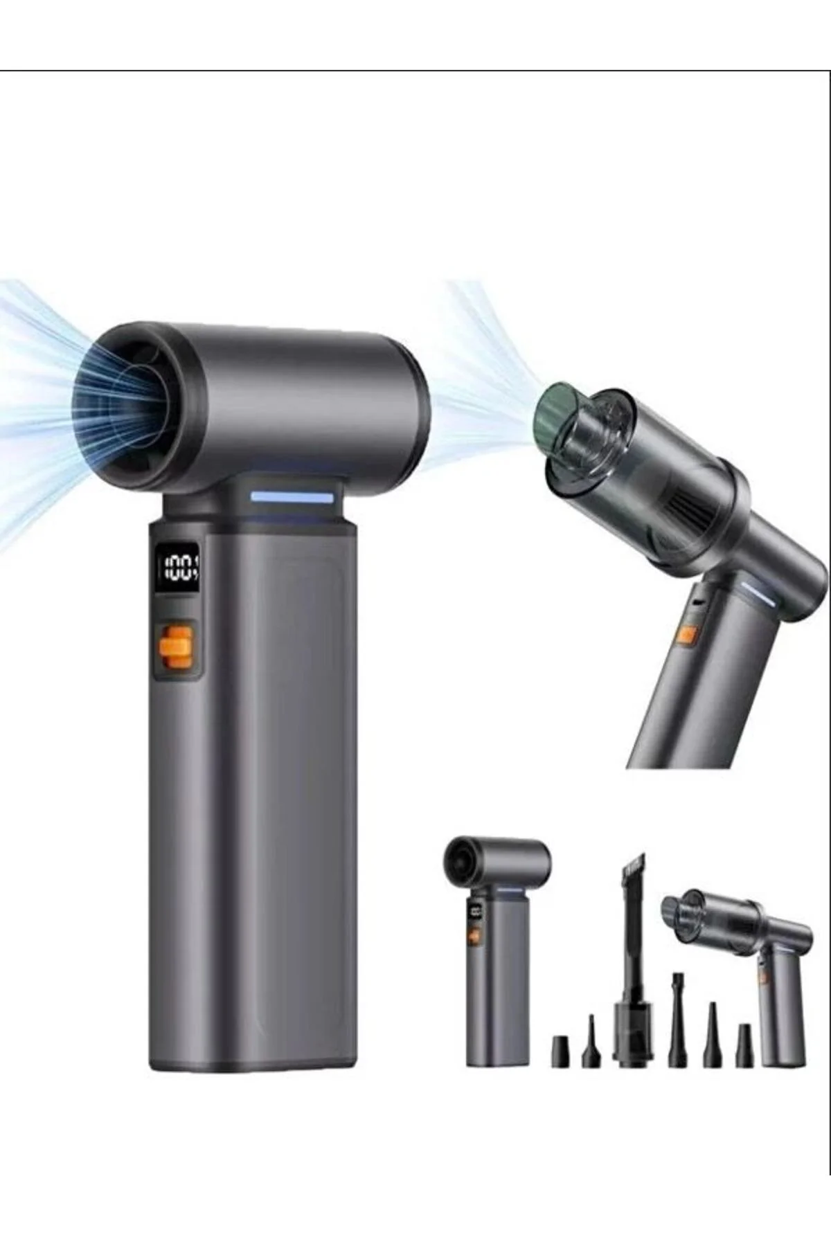 Violent Turbo Jet Fan Süpürge Özellikli 130000rpm Ultra Güçlü Mot