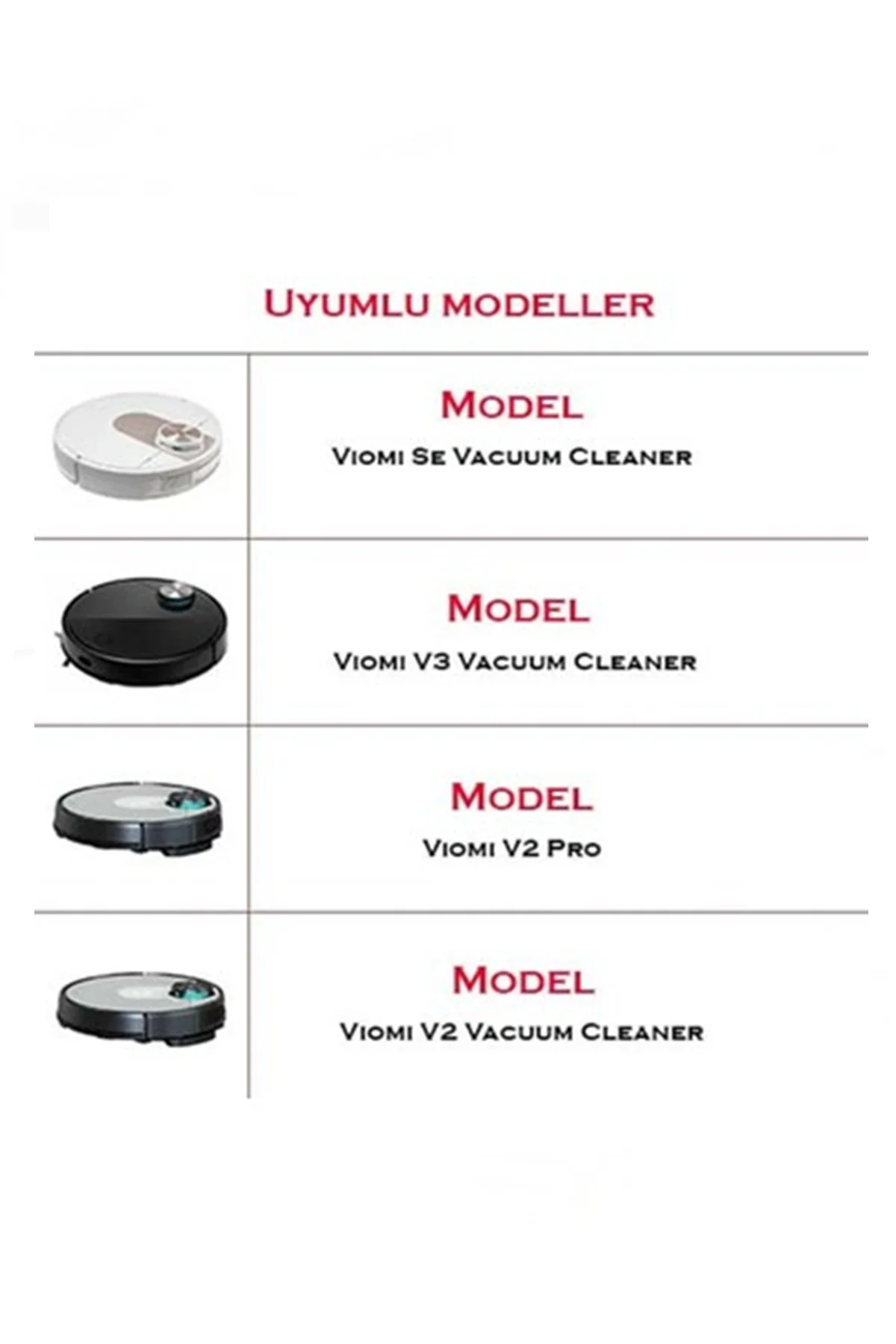 Viomi V2 V3 SE Uyumlu 2 Adet Paspas