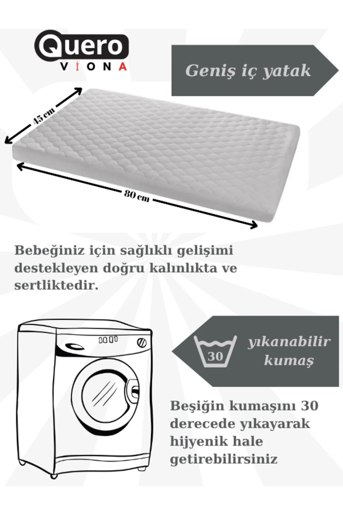 Viona, Anne Yanı Beşik, Kolay Kurulum, Sallanır, Tenteli, Portati