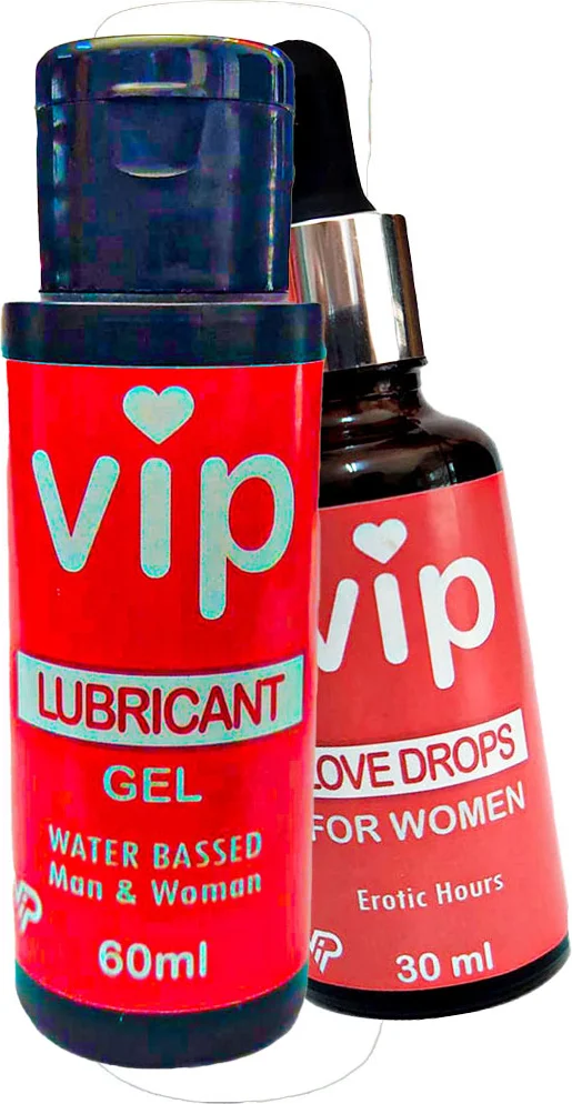 VIP Lubrikant Jel 60 ml + Love Drops For Women - Çiftlere Özel Sevgi Damlası Seti Fiyatı, Yorumları ve Özellikleri