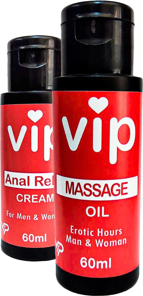 Vip Naturel Erotik Masaj Yağı ve Anaıreıax Krem Seti - 60 ml Fiyatı, Yorumları ve Özellikleri
