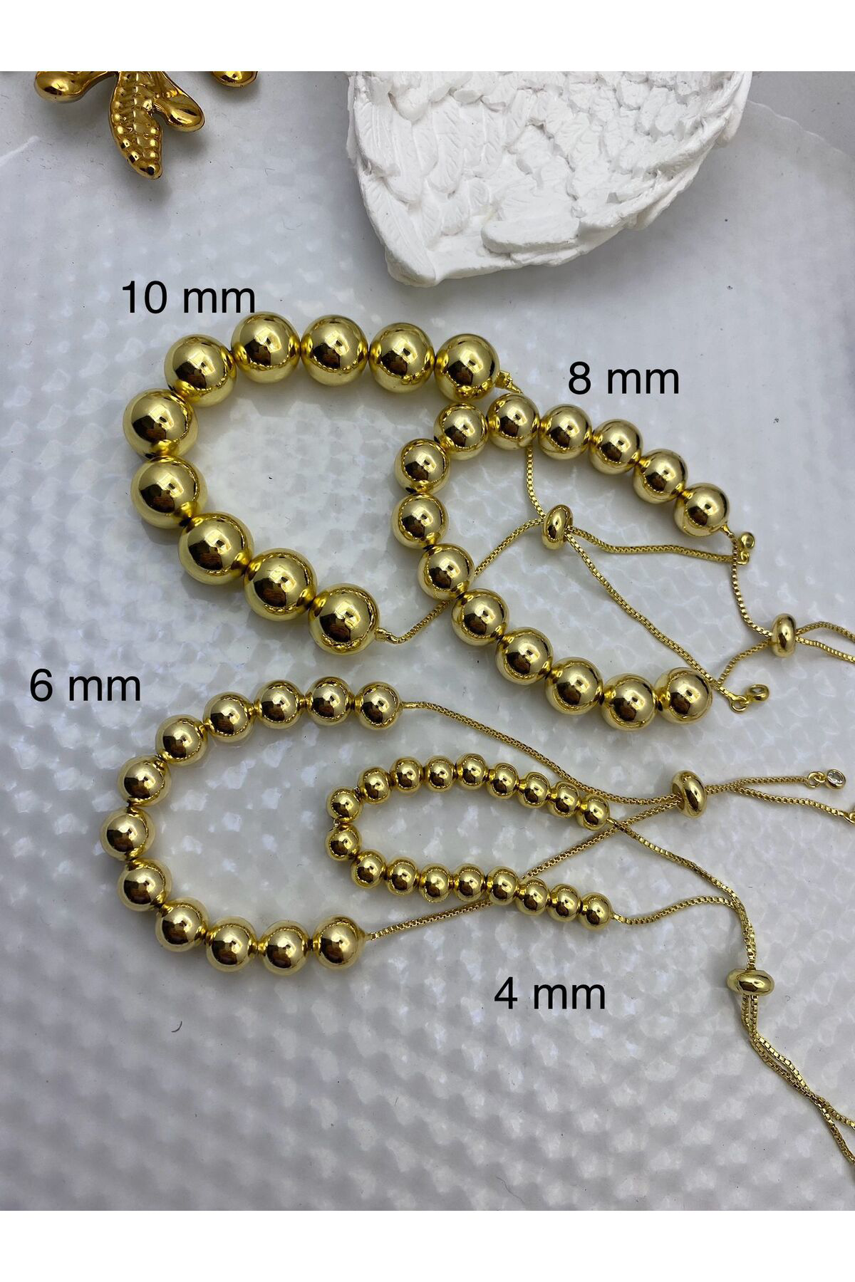 Arescollection Vip Seri Çelik Kararmaz Asansörlü İnci Bileklik